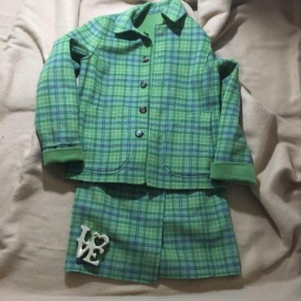 Charter Club Reversible Wool BlendJacket Skirt Set